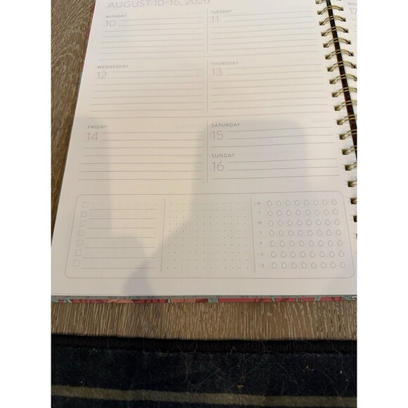 NEW Orange Circle Age of Romance 2026 Extra-Large Spiral 17-Month Planner - Picture 8 of 9